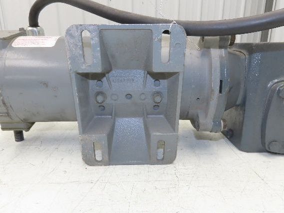 Boston Gear PM950AT-B  DC Gear Motor 90V .5HP 30:1 Reducer 58 RPM 56C RH