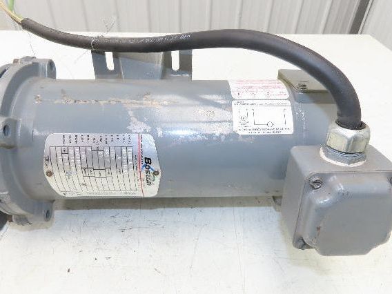 Boston Gear PM950AT-B  DC Gear Motor 90V .5HP 30:1 Reducer 58 RPM 56C RH