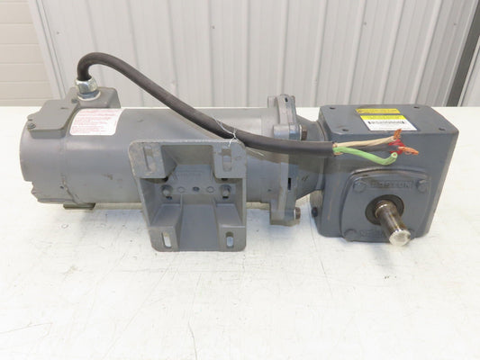 Boston Gear PM950AT-B  DC Gear Motor 90V .5HP 30:1 Reducer 58 RPM 56C RH