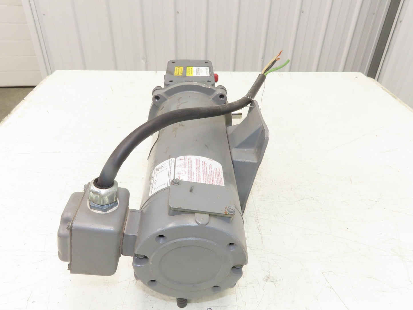 Boston Gear PM950AT-B  DC Gear Motor 90V .5HP 30:1 Reducer 58 RPM 56C RH