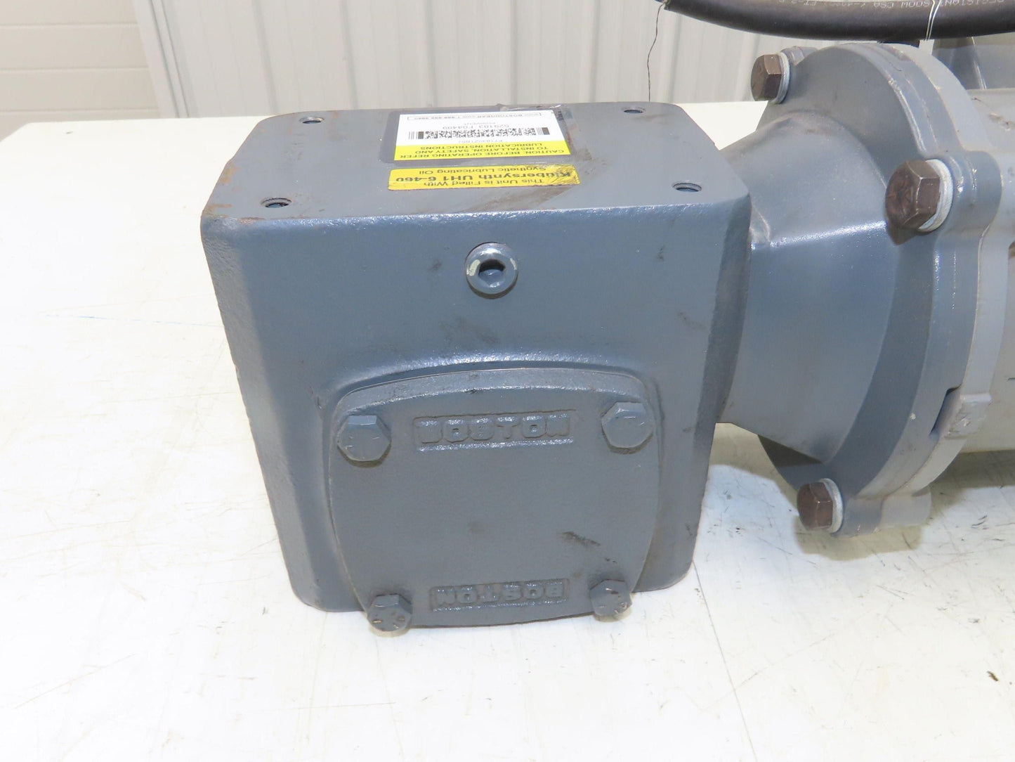 Boston Gear PM950AT-B  DC Gear Motor 90V .5HP 30:1 Reducer 58 RPM 56C RH