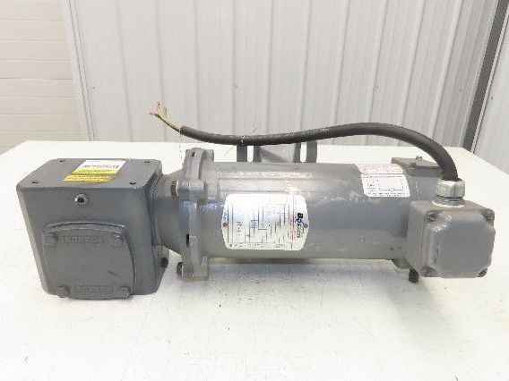 Boston Gear PM950AT-B  DC Gear Motor 90V .5HP 30:1 Reducer 58 RPM 56C RH