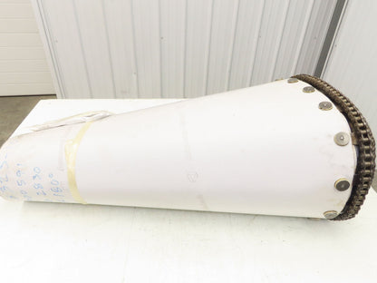 Portec Flomaster Conveyor Belt 30"x 180° Curve Chain Drive Friction Top Beltech