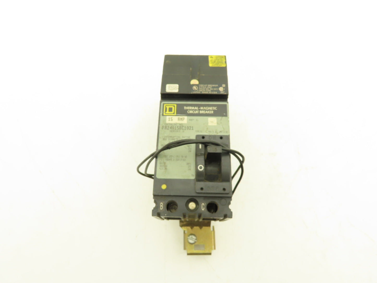 Square D FA24015BC I-Line Circuit Breaker 480VAC 15A 2 Pole Series 2 Shunt Trip
