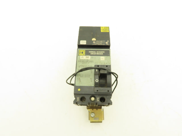 Square D FA24015BC I-Line Circuit Breaker 480VAC 15A 2 Pole Series 2 Shunt Trip