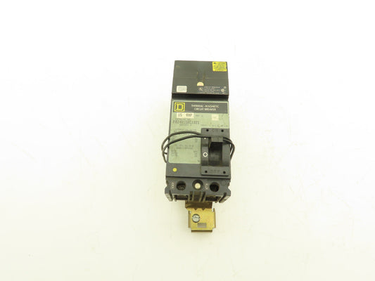 Square D FA24015BC I-Line Circuit Breaker 480VAC 15A 2 Pole Series 2 Shunt Trip