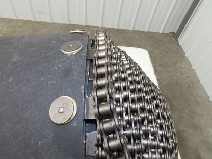 Portec Flomaster Conveyor Belt 30"x 150° Curve Chain Drive Smooth Top Beltech