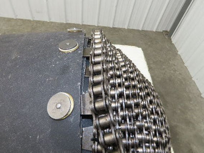 Portec Flomaster Conveyor Belt 30"x 150° Curve Chain Drive Smooth Top Beltech