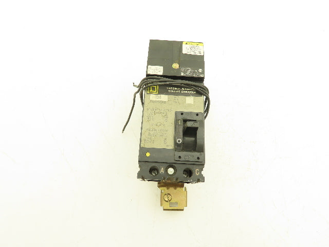 Square D FA24015AC I-Line Circuit Breaker 480VAC 15A 2 Pole Shunt Trip