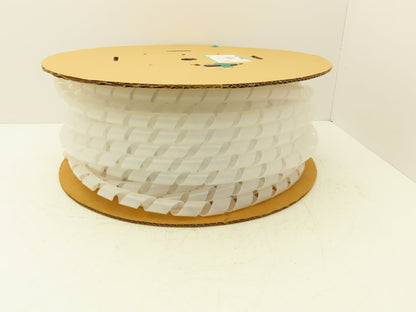 Panduit T100F-C Spiral Wrap Cable Sleeve Tubing 1"x 100' Polyethylene Natural