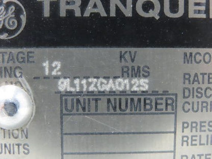 GE Tranquell 9L11ZGA012S Station Class Surge Arrester 12 kVrms Porcelain