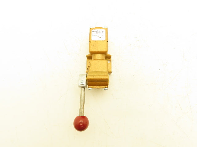 Versa VZH-3312 Pneumatic 2-Position Manual Valve Vacuum-200 PSI