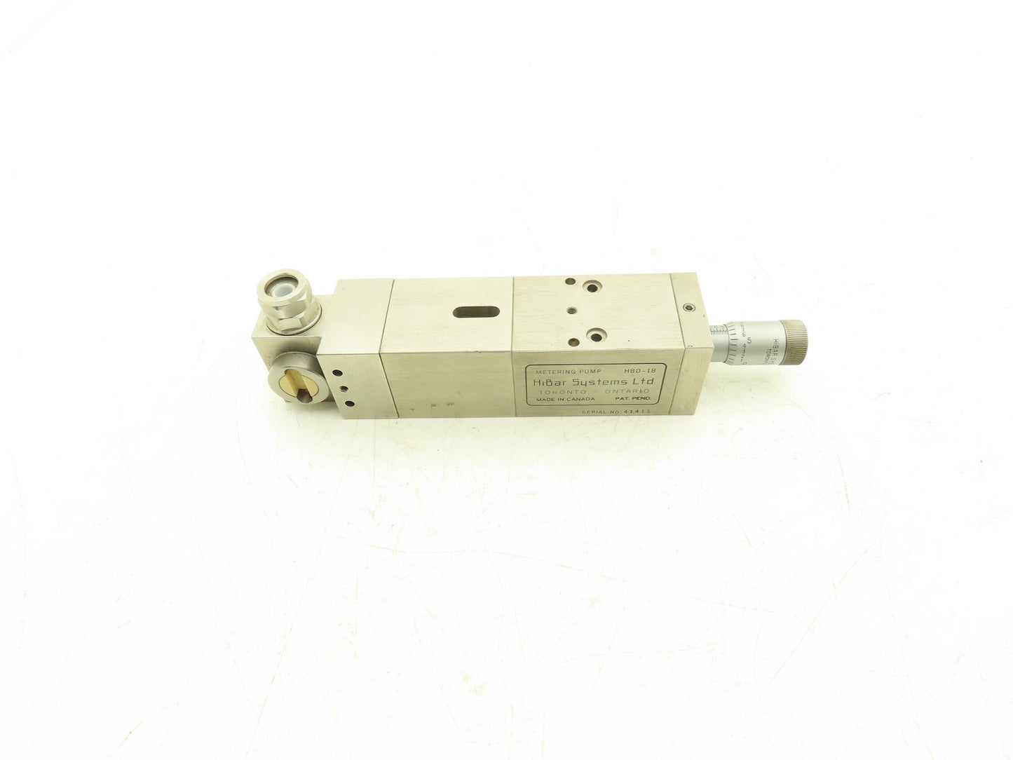 Hibar Systems HBD-1B Metering Pump