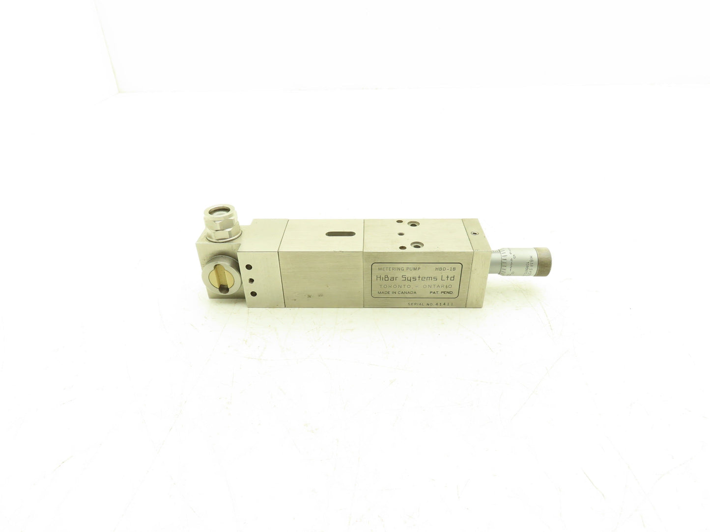 Hibar Systems HBD-1B Metering Pump