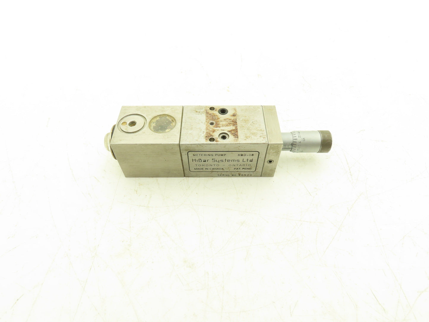 Hibar Systems HBD-1B Metering Pump