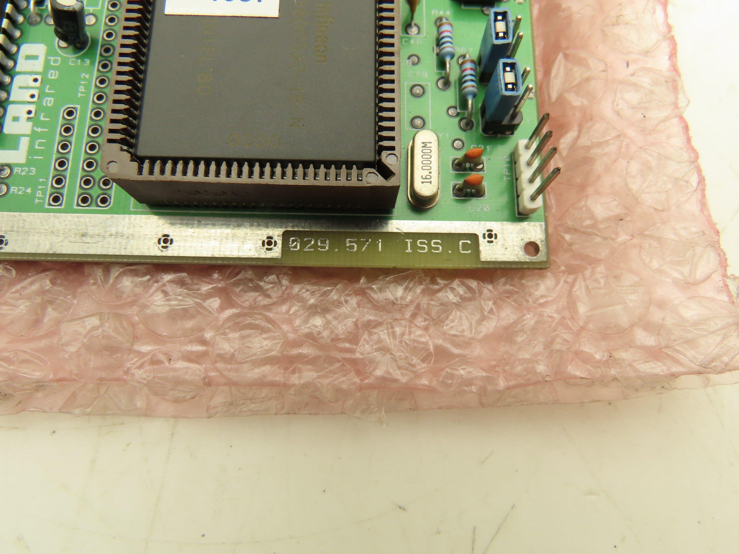 Land Infrared 029.5761 ISS.C Circuit Board Infineon SAB80C537-16-N Chip