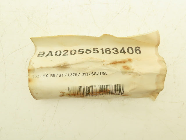 KTR Rotex 55 Flexible Shaft Coupling Hub 1-3/8 Bore