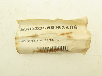 KTR Rotex 55 Flexible Shaft Coupling Hub 1-3/8 Bore