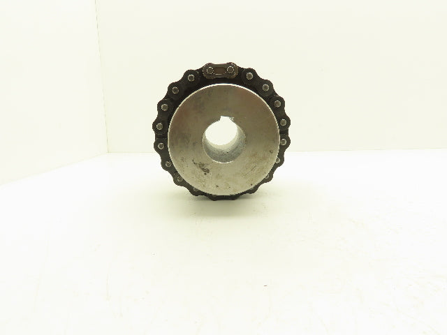Roller Chain Shaft Coupling Hub 45x60mm Bore Keyed