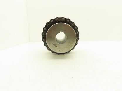Roller Chain Shaft Coupling Hub 45x60mm Bore Keyed