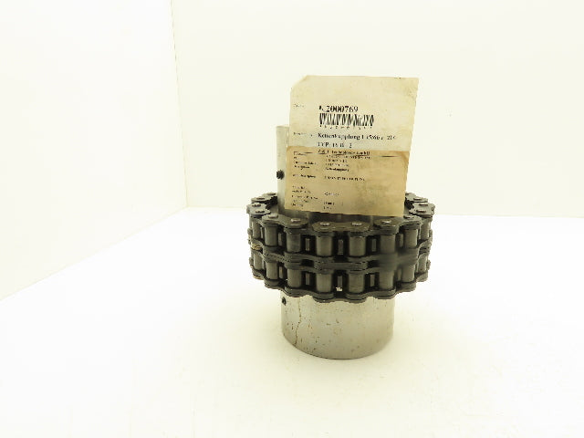 Roller Chain Shaft Coupling Hub 45x60mm Bore Keyed
