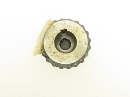 Roller Chain Shaft Coupling Hub 45x60mm Bore Keyed