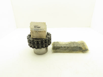 Roller Chain Shaft Coupling Hub 45x60mm Bore Keyed