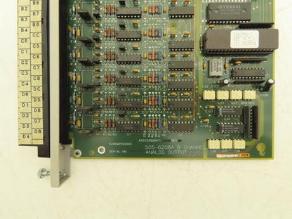 Siemens 505-6208A 8 Channel Output Analog Circuit Board Module