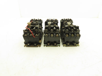 Allen Bradley 509-BOD 509-AOD Starter Overload Relay 120V Coil 600V Lot of 3