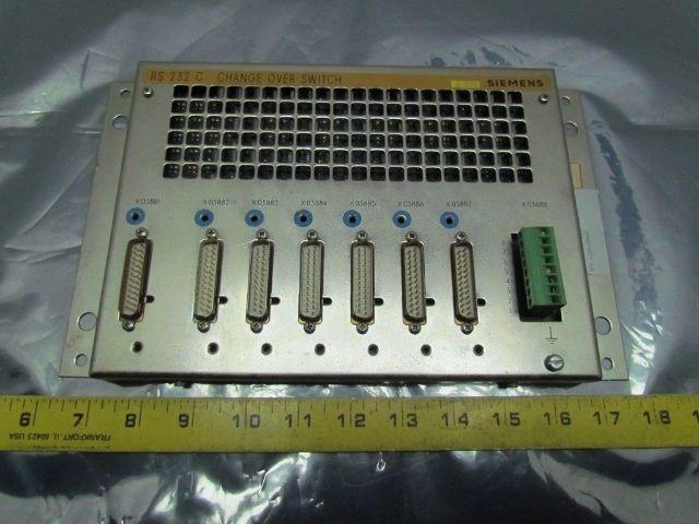 Siemens 570 202 9001.01 AS 6FX 1120-2BA00 RS 232 C Change Over Switch