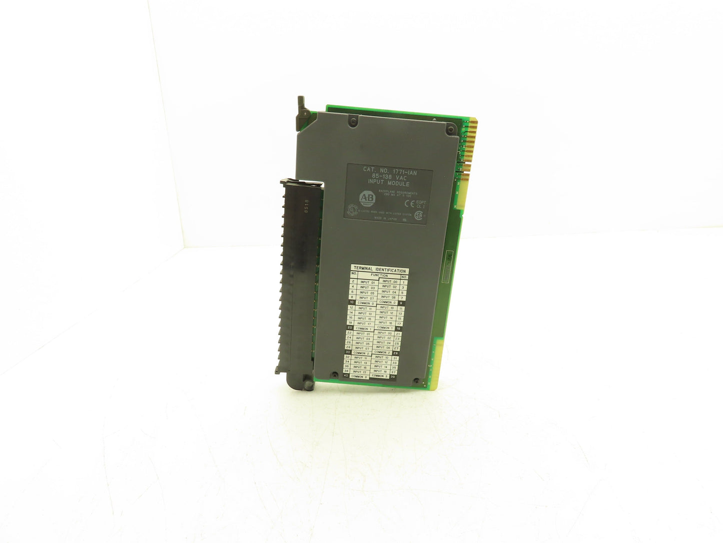 Allen Bradley 1771-IAN AC Input Module 85-138 VAC With Terminals