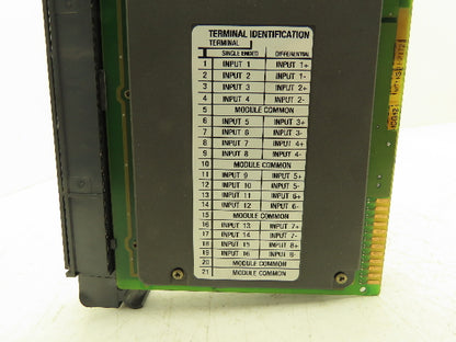 Allen Bradley 1771-IFE Analog Input Module 12 Bit Ser C F/W Rev A