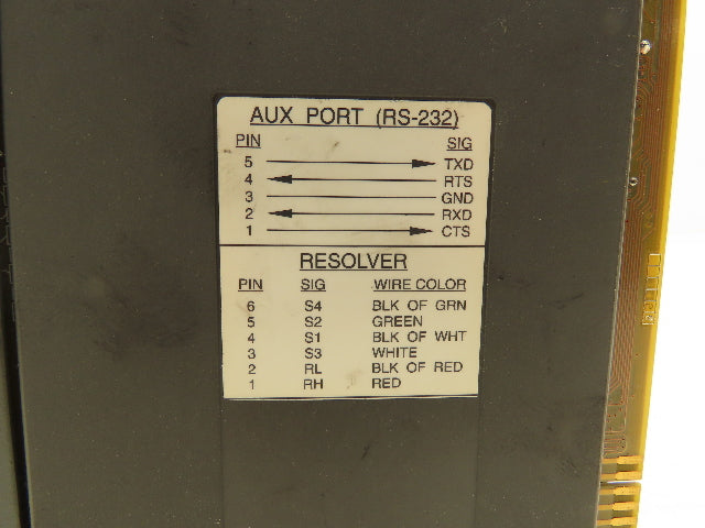 Patriot Gemco 1771-PLS Programmable Control Module Software Ver 1771f210