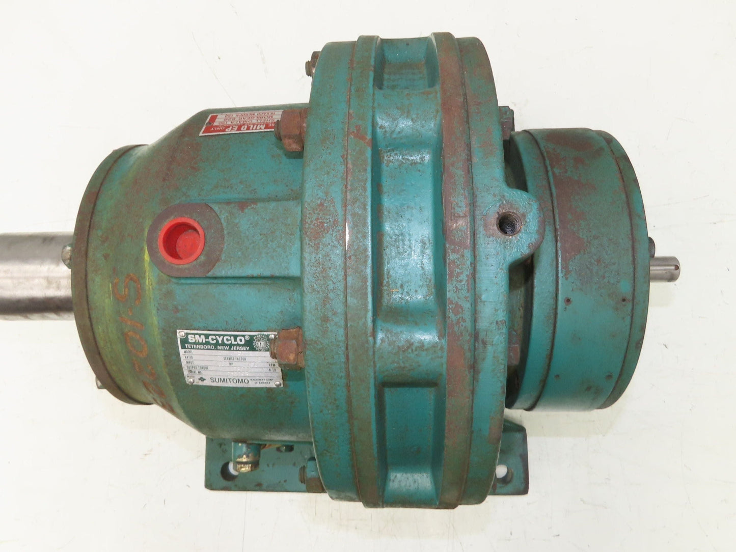 Sumitomo H18840-SB-B SM-Cyclo Inline Gearbox 121:1 Reducer 14rpm 7Hp 26000 In-Lb