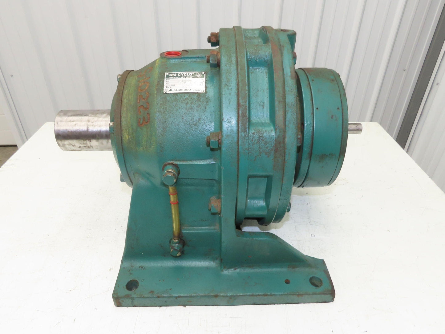 Sumitomo H18840-SB-B SM-Cyclo Inline Gearbox 121:1 Reducer 14rpm 7Hp 26000 In-Lb