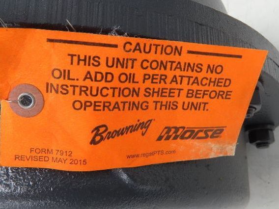 Browning 207SMTP25 Torque Taper Shaft Mount Reducer 25:1 Gearbox 21Hp 70 RPM