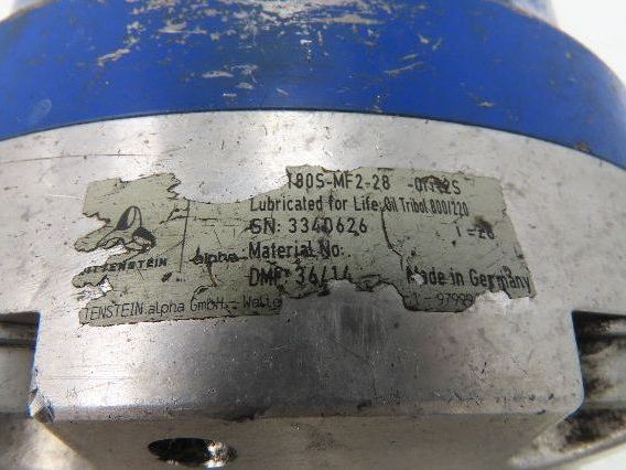 Alpha Wittenstein SP180S-MF2-28 Planetary Servo Gearbox 28:1 Inline Reducer