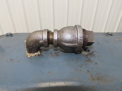 Shaft Mount Reducer 12.7:1 Ratio Gearbox 138 RPM Screw Conveyor Drive