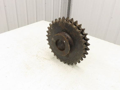 Martin D100B30 #100 Double Roller Chain Sprocket 30-Tooth 3-1/8" Keyed Bore