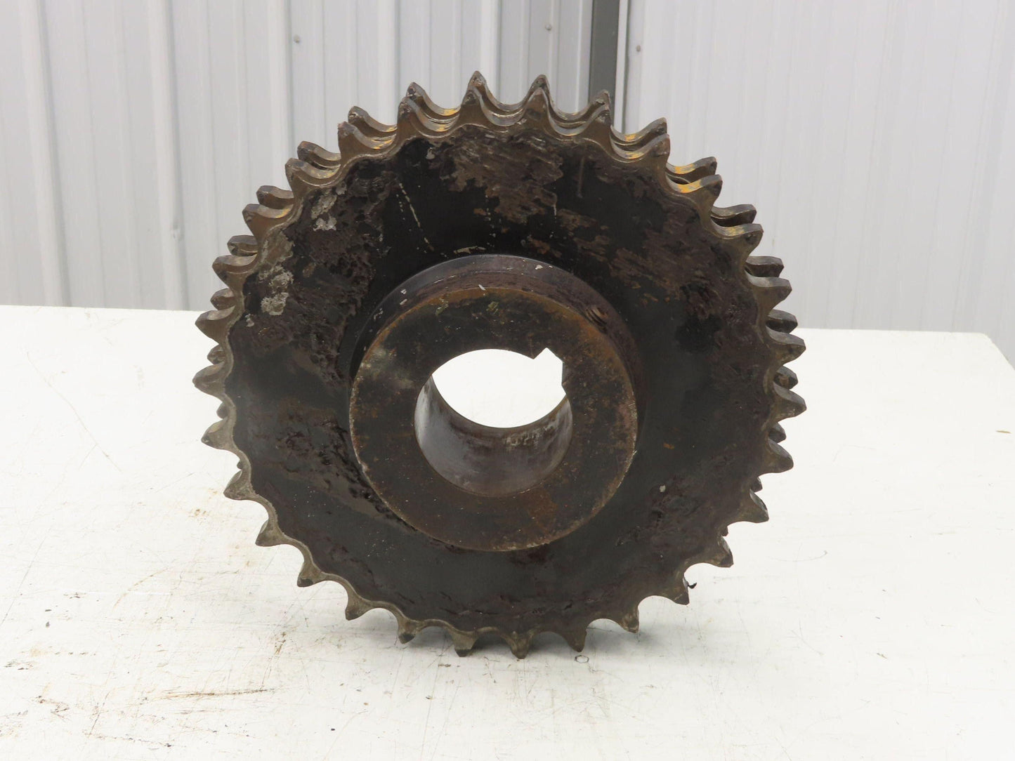 Martin D100B30 #100 Double Roller Chain Sprocket 30-Tooth 3-1/8" Keyed Bore