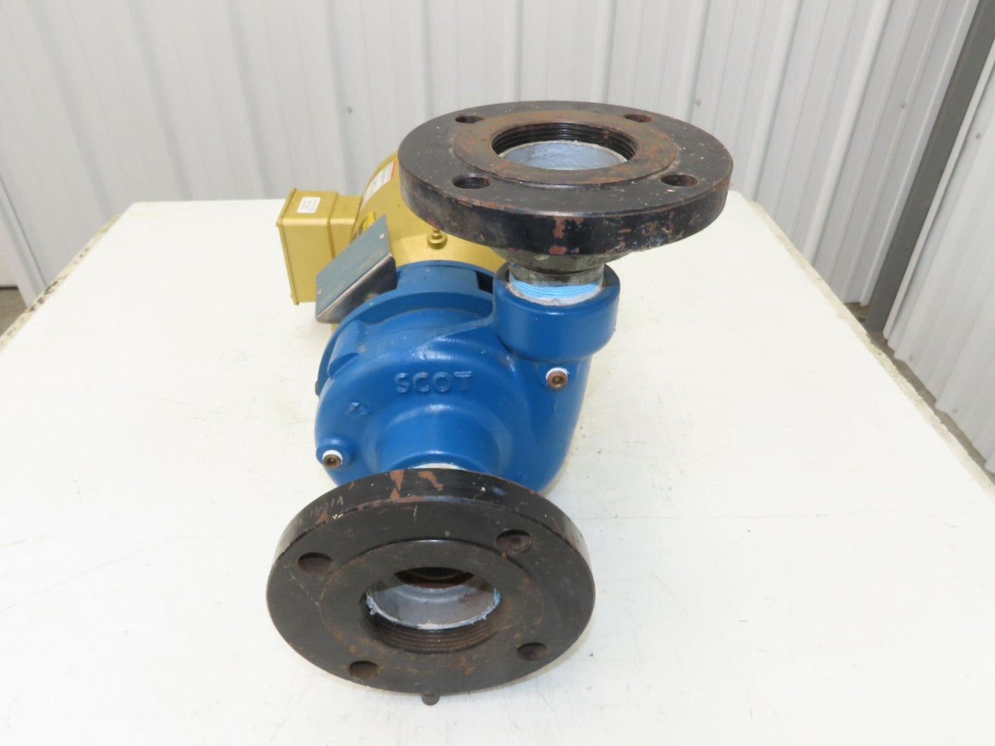Scot Model 17 Cast Iron Centrifugal Pump 2x2" NPT 200 GPM 5Hp 230/460V 3PH 182JM