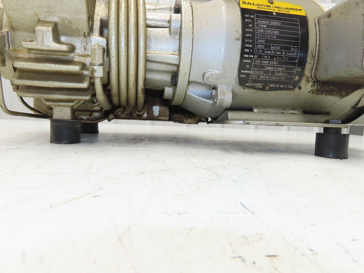 Airtech L-21-G1 Oil Flooded Rotary Vane Vacuum Pump 15 CFM 1Hp 230/460V 3PH