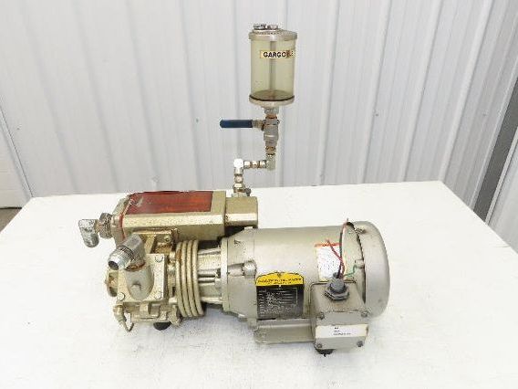 Airtech L-21-G1 Oil Flooded Rotary Vane Vacuum Pump 15 CFM 1Hp 230/460V 3PH