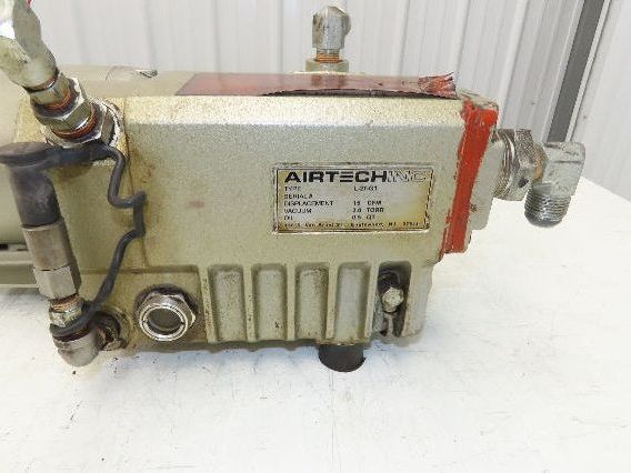 Airtech L-21-G1 Oil Flooded Rotary Vane Vacuum Pump 15 CFM 1Hp 230/460V 3PH