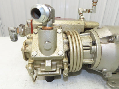 Airtech L-21-G1 Oil Flooded Rotary Vane Vacuum Pump 15 CFM 1Hp 230/460V 3PH