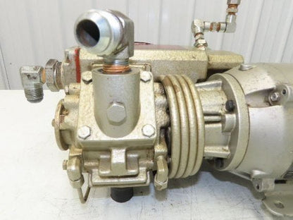 Airtech L-21-G1 Oil Flooded Rotary Vane Vacuum Pump 15 CFM 1Hp 230/460V 3PH