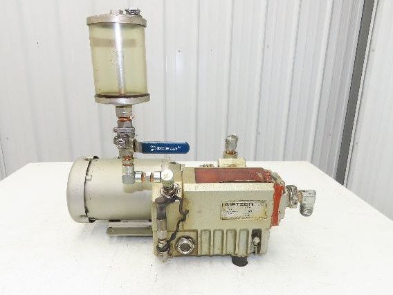 Airtech L-21-G1 Oil Flooded Rotary Vane Vacuum Pump 15 CFM 1Hp 230/460V 3PH