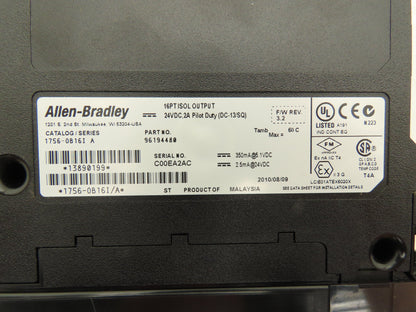 Allen Bradley 1756-OB16I DC Isolated Output 16 Point Ser A FW Rev 3.2