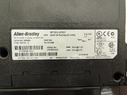 Allen Bradley 1756-OB16I DC Isolated Output 16 Point Ser A FW Rev 3.2