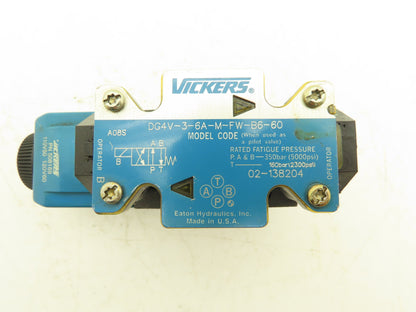 Vickers DG4V-3-6A-M-FW-B6-60 Directional Control Solenoid Valve 120VAC